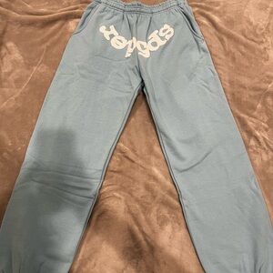 Stylish Kids Joggers in Soft Gray sp5der brand